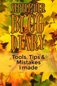 September Blog Diary