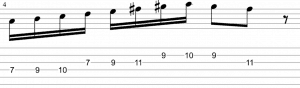 TSO Melodic minor
