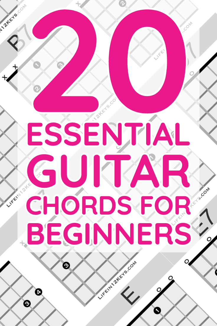 Beginner Guitar Chords - 20 Essential Chords